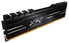 Память Adata 16GB DDR4 3200MHz XPG GAMMIX D10 Black Gaming Memory AX4U32008G16A-DB10 Non-ECC, CL16, 1.35V, Heat Shield, Kit (2x8GB), RTL