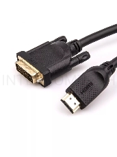 Кабель HDMI AM/DVI(24+1)M, 1.8м, CU, 1080P@60Hz, 2F, VCOM <CG484GD-1.8M>