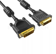 Кабель Aopen  DVI (24+1) M/M  1.8m, 2 фильтра Aopen/Qust <ACG442GD-1.8M>