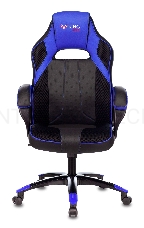 Кресло игровое Бюрократ VIKING 2 AERO BLUE черный/синий искусственная кожа