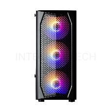 Корпус MidiTower Zalman N4 black (ATX,Window, 6xRGB fan, USB2.0 x2, USB3.0x1, без БП) (N4 rev.1)