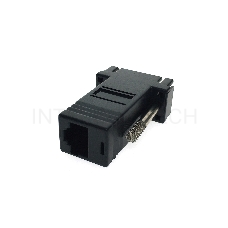 Удлинитель VGA male to RJ45 female Espada (по витой паре) (EVGAM to RJ45F) (39467)