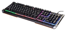 Клавиатура Oklick 710G черный/серый USB Multimedia