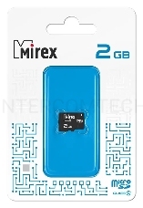 Флеш карта microSD 2GB Mirex microSDHC Class 4