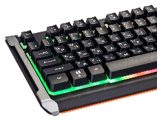 Клавиатура Oklick 710G черный/серый USB Multimedia