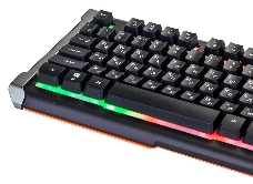 Клавиатура Oklick 710G черный/серый USB Multimedia