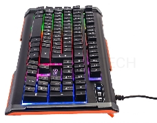 Клавиатура Oklick 710G черный/серый USB Multimedia