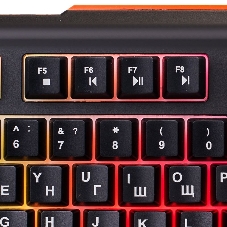 Клавиатура Oklick 710G черный/серый USB Multimedia