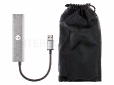 Переходник USB 3.0 -->RJ-45 1000Mbps+3 USB3.0, Aluminum Shell, 0.2м VCOM <DH312A>