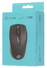 Мышь Oklick 325M черный оптическая (1000dpi) USB (2but)