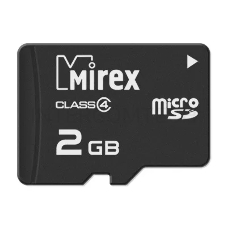 Флеш карта microSD 2GB Mirex microSDHC Class 4