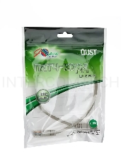 Патчкорд 0,5м Aopen UTP кат.5е RJ45, литой, серый, ANP511_0.5M
