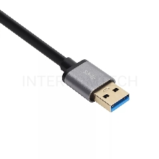 Адаптер концентратор USB 3.1 Type-A --> 4 USB3.0 Alum Shell HUB + PD , VCOM <CU4383A>