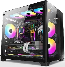 Корпус Formula Crystal Z5 черный без БП mATX 1x120mm 2xUSB2.0 1xUSB3.0 audio bott PSU
