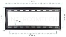 Кронштейн для телевизора Arm Media STEEL-4 черный 22-65 макс.35кг настенный наклон