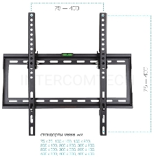 Кронштейн для телевизора Arm Media STEEL-4 черный 22-65 макс.35кг настенный наклон