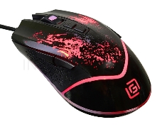Мышь Oklick 888G черный оптическая (3200dpi) USB (6but)