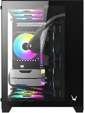 Корпус Formula Crystal Z5 черный без БП mATX 1x120mm 2xUSB2.0 1xUSB3.0 audio bott PSU