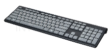 Клавиатура проводная Oklick 480M черный/серый USB slim Multimedia