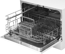 Посудомоечная машина Weissgauff TDW 4017 белый/черный (компактная)