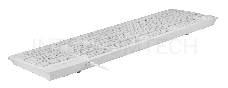 Клавиатура Oklick 505M белый USB slim