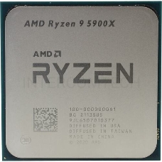 Процессор AMD Ryzen 9 5900X OEM / 3.7-4.8 GHz, 12 cores, 24 threads, 64MB L3, 105W TDP, AM4, 7nm / 100-000000061