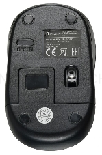 Мышь Oklick 665MW черный/красный оптическая (1000dpi) беспроводная USB (3but)