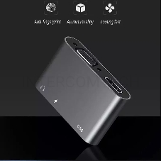 Адаптер USB Type-Cm-->VGA, HDMI 4k*30Hz, USB3.0, PD, Audio,iOpen (Aopen/Qust/VCOM)<ACU4511>