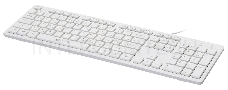Клавиатура Oklick 500M белый USB slim Multimedia