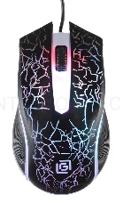 Мышь Oklick 395M черный оптическая (1500dpi) USB (2but)