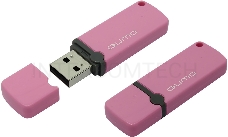 Флеш диск QUMO 16GB USB 2.0 Optiva 02 Pink, розовый корпус