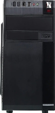 Корпус Formula FM-608 черный 450W mATX 2x120mm 2xUSB2.0 audio