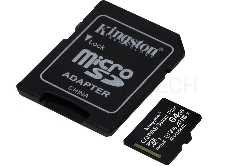 Флеш карта microSDHC 64GB microSDXC Class10 Kingston <SDCS2/64GB> Class10 UHS-I Canvas Select up to 100MB/s с адапт.