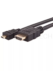 Кабель VCOM/TELECOM HDMI-19M -- MicroHDMI-19M ver 2.0+3D/Ethernet,1m Telecom <TCG206-1M>