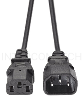 Кабель монитор - компьютер 1.8 метра 220V (UPS -> устройство) VDE 3G*0.5mm QUST(Aopen) ACE001-1.8м