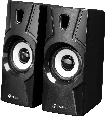 Колонки Oklick OK-119 2.0 черный 4Вт