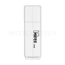 Флеш Диск 8GB Mirex Line, USB 2.0, Белый