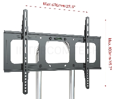 Стойка для телевизора Cactus CS-VM-ST04H черный 37-70 макс.45кг напольный мобильный