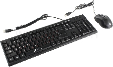 Клавиатура + мышь Oklick 620M клав:черный мышь:черный USB