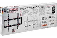 Кронштейн для телевизора Arm Media STEEL-3 new черный 22-65 макс.50кг настенный фиксированный