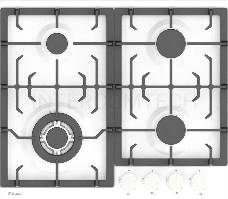 Газовая панель Weissgauff HGG 641 WEB