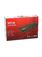 Переключатель-разветвитель HDMI 2 to 8 VCOM