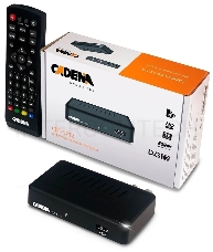 Ресивер DVB-T2 Cadena CDT-1712 (TC) черный