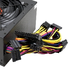 Блок  питания Ginzzu PB450 12CM 80+ black,APFC,20+4p,1 PCI-E(6+2), 4*SATA, 2*IDE, OEM