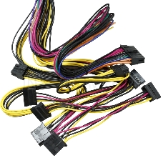 Блок  питания Ginzzu PB450 12CM 80+ black,APFC,20+4p,1 PCI-E(6+2), 4*SATA, 2*IDE, OEM