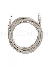 Коммутационный шнур Патчкорд литой Aopen/Qust ANP511_3M UTP кат.5е 3м серый
