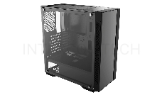 Корпус DeepCool MATREXX 55 V3 ADD-RGB 3F Black (DP-ATX-MATREXX55V3-AR-3F), E-ATX, ATX, mATX, Mini-ITX, Midi-Tower, без БП, с окном, подсветка, 2xUSB 2.0, USB 3.0, Audio