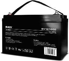 Батарея Sven SV121000 (12V 100Ah) батарея аккумуляторная