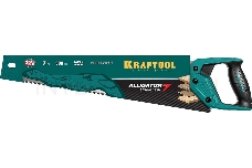 Ножовка универсальная KRAFTOOL Alligator 7, 500 мм, 7 TPI 3D зуб