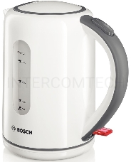 Чайник Bosch TWK7601,об.1,7л, 2200Вт., пластик, белый